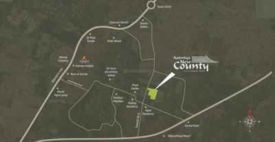 Project Image of 0.0 - 680.0 Sq.ft 2 BHK Apartment for buy in Aatmiya New County Phase 2