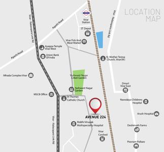 Project Image of 228.73 - 283.31 Sq.ft 1 RK Apartment for buy in Avenue 224