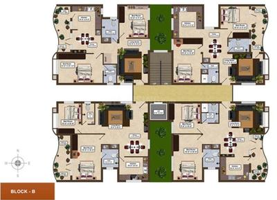 Project Image of 578.02 - 1319.0 Sq.ft 1 BHK Apartment for buy in M And C Monte Vue