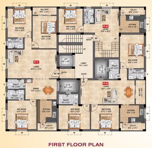 Project Image of 744.0 - 1442.0 Sq.ft 2 BHK Apartment for buy in MM Asritham