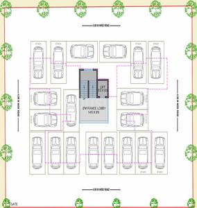 DDSR Satvic Satvic Cluster Plan For Ground Floor 1