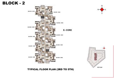 Project Image of 1430.0 - 2518.0 Sq.ft 3 BHK Apartment for buy in Casagrand Osaka