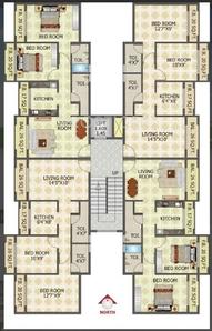 Project Image of 685.0 - 1300.0 Sq.ft 1 BHK Apartment for buy in Dharti Green Acres