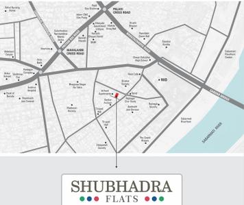 Project Image of 976.5 - 977.15 Sq.ft 3 BHK Apartment for buy in Hiradhan Shubhadra Flats