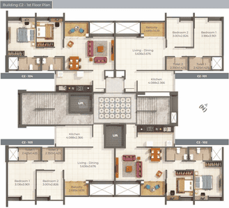 Project Image of 1090 Sq.ft 2 BHK Apartment / Flat for sale in Mohammed Wadi for Rs. 7200000