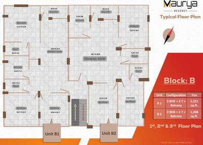 Project Image of 920.0 - 1321.0 Sq.ft 2 BHK Apartment for buy in Multicon Maurya Regency