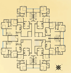 Project Image of 706.0 - 1036.0 Sq.ft 2 BHK Apartment for buy in DMK Stella