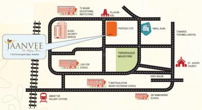 Rahul Jaanvee Location Plan 1