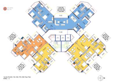 Project Image of 926.0 - 2621.0 Sq.ft 2 BHK Apartment for buy in Shree Venkatesh Skydale Phase 1