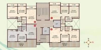 Project Image of 0.0 - 475.0 Sq.ft 1 BHK Apartment for buy in GM Sai Ashish