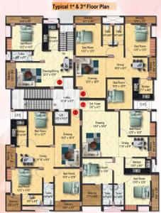Project Image of 1380.0 - 1860.0 Sq.ft 3 BHK Apartment for buy in Nirman Pratibha Enclave