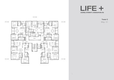 Project Image of 711.0 - 1938.0 Sq.ft 1 BHK Apartment for buy in Godrej Eternity