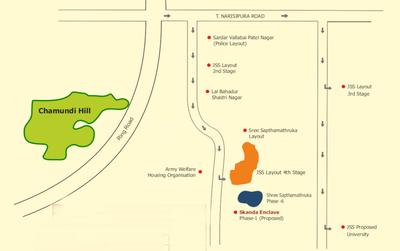 Saha Skanda Enclave 5 Location Plan 1