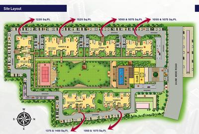 Project Image of 1050.0 - 1525.0 Sq.ft 2 BHK Apartment for buy in MGH Mulberry County Phase IV Tower E And F