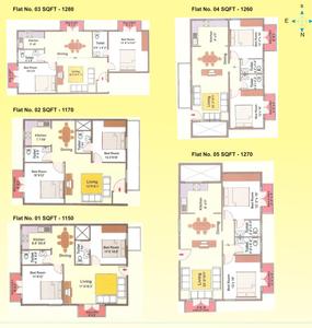 Project Image of 1150.0 - 1280.0 Sq.ft 2 BHK Apartment for buy in Mahaghar Sagar Deep