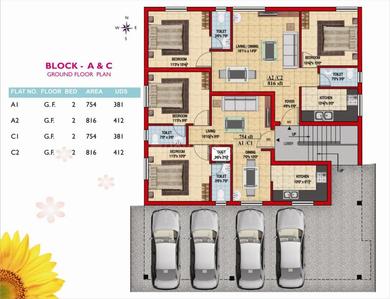 Project Image of 551.0 - 1014.0 Sq.ft 1 BHK Apartment for buy in Colorhomes Golden Classic