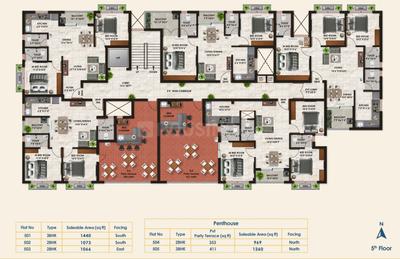 Project Image of 548.83 - 778.11 Sq.ft 2 BHK Apartment for buy in S Spyka Cygnus