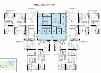 Project Image of 1320.0 - 2447.0 Sq.ft 3 BHK Apartment for buy in Shapoorji NP