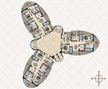 Project Image of 1505.0 - 2800.0 Sq.ft 4 BHK Apartment for buy in Hira The Kings Court