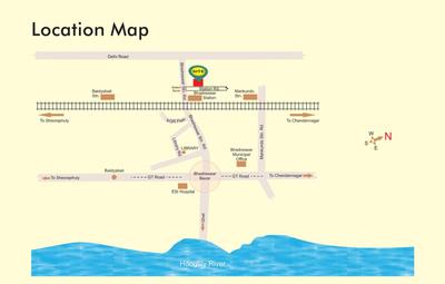 Project Image of 863 Sq.ft 2 BHK Apartment / Flat for sale in Bhadreswar for Rs. 2200000