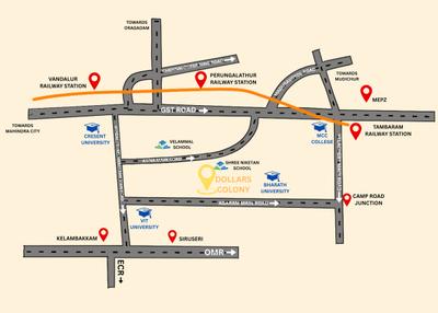 Project Image of 712.0 - 1689.0 Sq.ft Residential Plot Plot for buy in SK Dollars Colony Phase II