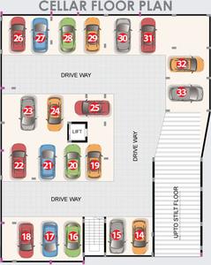 Project Image of 1535.0 - 1710.0 Sq.ft 3 BHK Apartment for buy in Ludhani Krishna Pride