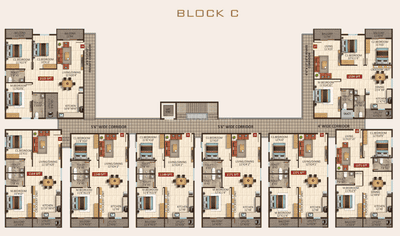 Project Image of 1469 Sq.ft 3 BHK Apartment / Flat for sale in HBR Layout for Rs. 16000000