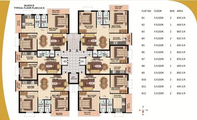 Project Image of 445.0 - 1001.0 Sq.ft 1 BHK Apartment for buy in Colorhomes Breeze Avenue