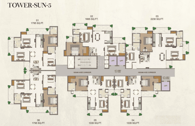 Project Image of 1335.0 - 2560.0 Sq.ft 3 BHK Apartment for buy in Migsun Atharva