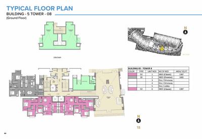 Project Image of 1245.0 - 1865.0 Sq.ft 2 BHK Apartment for buy in Meridian Park at The Prestige City