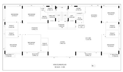 Project Image of 1910.38 - 3880.93 Sq.ft 4 BHK Apartment for buy in Chaitanya Heights