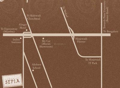 Project Image of 0.0 - 715.0 Sq.ft 2 BHK Apartment for buy in Sukhwani Sepia Phase II