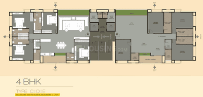 Project Image of 2125.0 - 2580.0 Sq.ft 4 BHK Apartment for buy in Oriana Residency