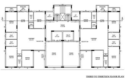 Project Image of 1885.62 - 1924.37 Sq.ft 4 BHK Apartment for buy in Sattvam Fortune Viyona
