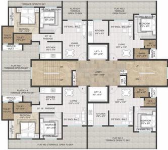 Project Image of 339.0 - 493.0 Sq.ft 1 BHK Apartment for buy in Unique Imperial Tower A1