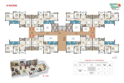Project Image of 760.0 - 772.0 Sq.ft 2 BHK Apartment for buy in Bandal Sudatta Sankul B Building
