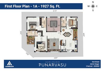 Project Image of 0.0 - 1927.0 Sq.ft 3 BHK Apartment for buy in AANIRUDH PUNARVASU