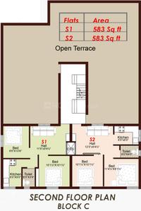 Project Image of 401.0 - 710.0 Sq.ft 1 BHK Apartment for buy in Crest Selas