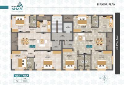 Project Image of 1483.0 - 1513.0 Sq.ft 3 BHK Apartment for buy in Vesta Amaze