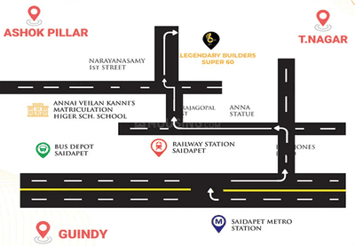 Project Image of 642.0 - 659.0 Sq.ft 2 BHK Apartment for buy in Legendary Super 60