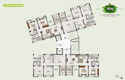 Project Image of 354.0 - 713.0 Sq.ft 1 BHK Apartment for buy in Ivory Tathastu