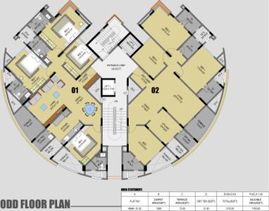 Project Image of 1024.0 - 1788.8 Sq.ft 1 BHK Apartment for buy in Kirti Crest Avenue