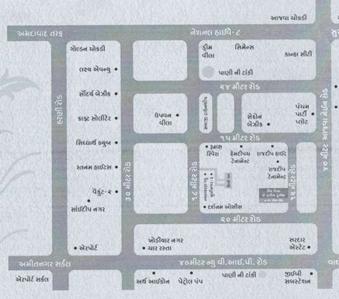 Shiv Shakti Developers Vadodara Veer Villa Phase 2 Location Plan 1