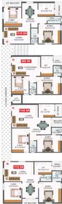 Saudha Ridge Block B Cluster Plan For Typical Floor 1