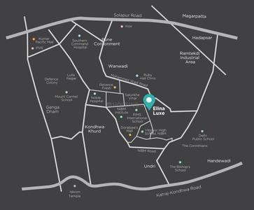 Project Image of 781.76 - 1097.92 Sq.ft 2 BHK Apartment for buy in Chaphalkar Elina Luxe
