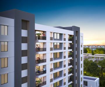 Project Image of 541.64 - 960.0 Sq.ft 2 BHK Apartment for buy in Kamaxi Highrise