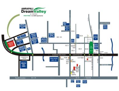 Project Image of 805.0 - 1530.0 Sq.ft 2 BHK Apartment for buy in Amrapali Dream Valley 2