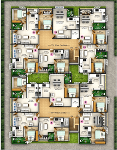 Project Image of 432.0 - 2022.0 Sq.ft 1 BHK Apartment for buy in Deccan All Seasons