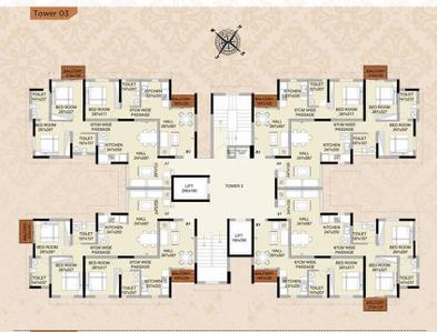 Project Image of 552.0 - 1402.0 Sq.ft 2 BHK Apartment for buy in Nanma One Cochin