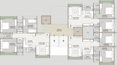 Project Image of 527.97 - 734.53 Sq.ft 2 BHK Apartment for buy in Vaidehi Hills